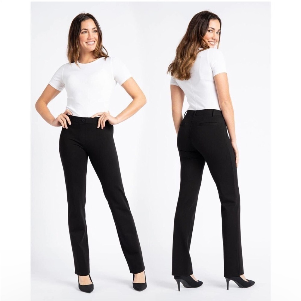 Betabrand Straight leg dress yoga pants